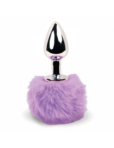 FeelzToys - Bunny Tails Butt Plug Purple - Korki analne z ogonkiem - 1