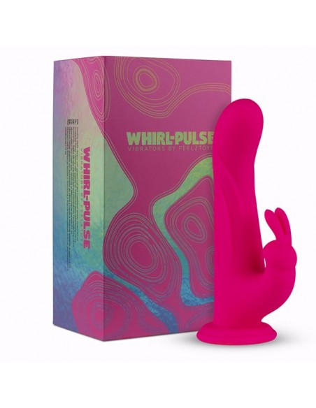 Feelztoys - Whirl-Pulse Rotating Rabbit Vibrator / Remote Control Pink - Wibratory Króliczki - 10