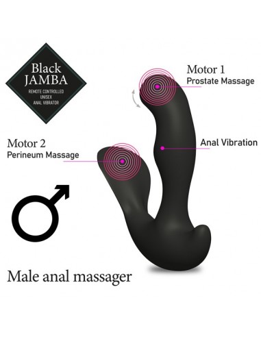 FeelzToys - Black Jamba Anal Vibrator - Masażery i stymulatory prostaty - 3