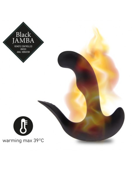 FeelzToys - Black Jamba Anal Vibrator - Masażery i stymulatory prostaty - 6