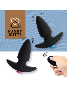 Feelztoys - Funkybutts Remote Controlled Butt Plug Set For Couples - Kulki i korki analne wibrujące - 1