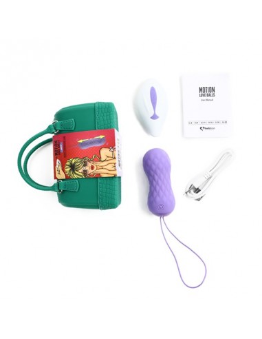 Remote Controlled Motion Love Balls Jivy - Kulki Gejszy i Jajeczka Wibrujące - 5