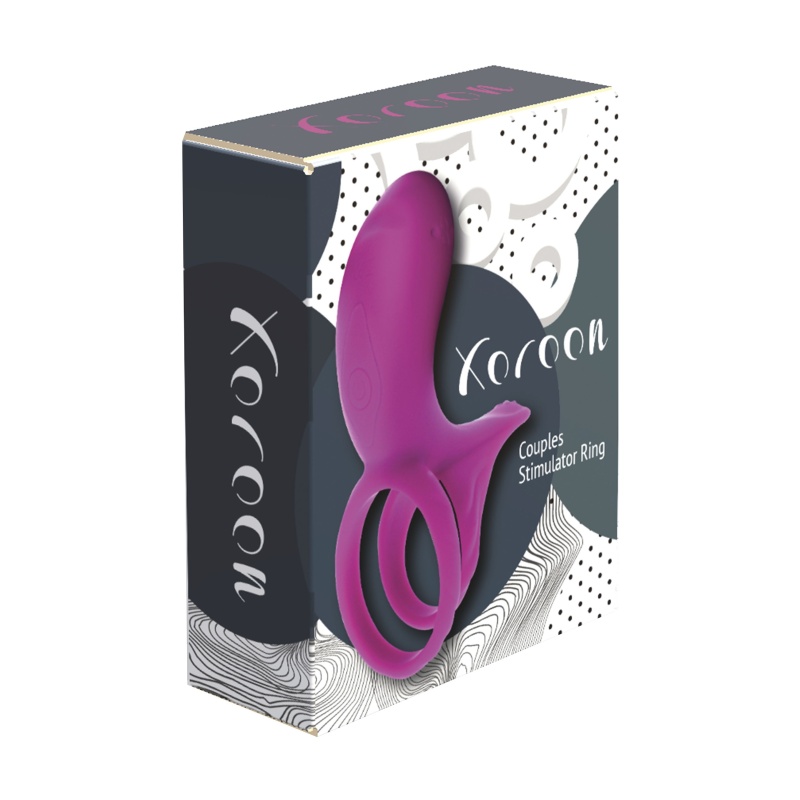Pierścień wibracyjny dla par Stimulator Ring – dwupierścieniowy, 3 i 4 cm - 2