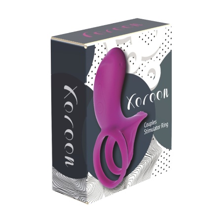 Pierścień wibracyjny dla par Stimulator Ring – dwupierścieniowy, 3 i 4 cm - 2