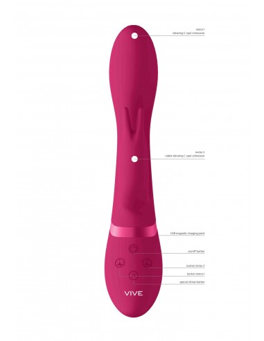 Wibrator Króliczek Zosia - Classic G-Spot Rabbit - Pink - Wibratory Króliczki - 7