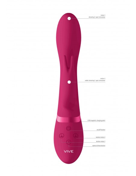 Wibrator Króliczek Zosia - Classic G-Spot Rabbit - Pink - Wibratory Króliczki - 7