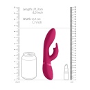 Wibrator Zosia Classic G-Spot Rabbit - Podwójna Stymulacja, Silikon Medyczny, 21,3 cm - 9