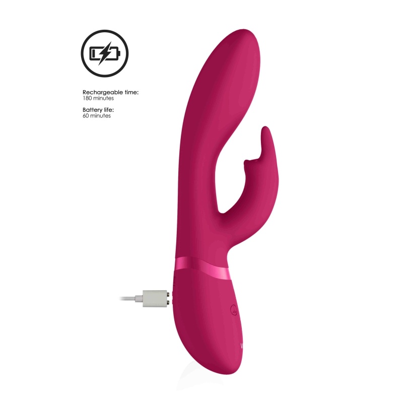 Wibrator Zosia Classic G-Spot Rabbit - Podwójna Stymulacja, Silikon Medyczny, 21,3 cm - 10