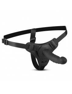 Silicone Strap-On - Bended - Strap-ony, dilda na pasku bez wibracji - 1