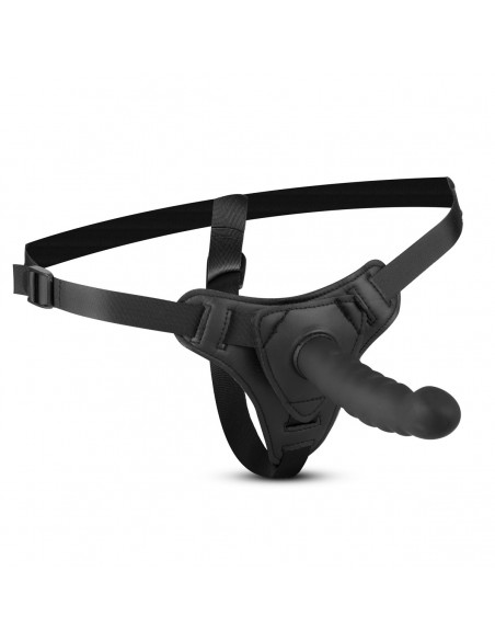 Silicone Strap-On - Bended - Strap-ony, dilda na pasku bez wibracji - 1