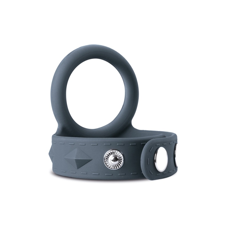 Pierścień erekcyjny na penisa i jądra Cock & Ball Strap L z regulacją zatrzaskową, długość 22 cm - 1