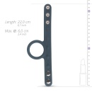 Pierścień erekcyjny na penisa i jądra Cock & Ball Strap L z regulacją zatrzaskową, długość 22 cm - 5