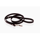 BDSM Whips Lakier, Smycz Do Obroży, Czarna - 2