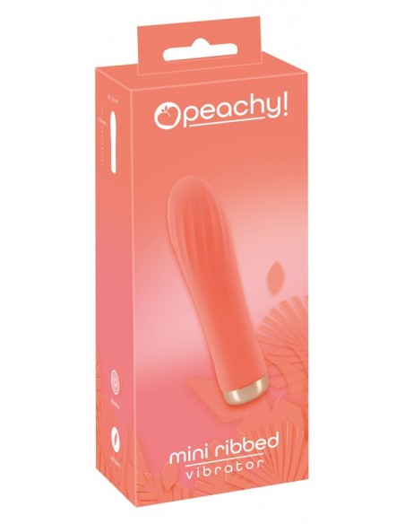 Peachy Mini Ribbed Wibrator - Wibratory Mini - 2