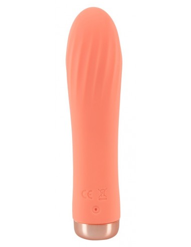 Peachy Mini Ribbed Wibrator - Wibratory Mini - 4