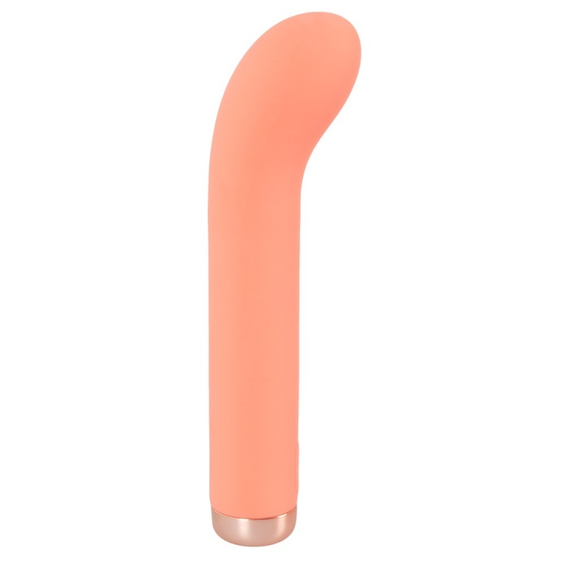 Wibrator Peachy Mini G-Spot – zakrzywiona końcówka stymulująca, silikon Soft Touch, długość 16,5 cm - 2