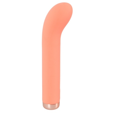 Wibrator Peachy Mini G-Spot – zakrzywiona końcówka stymulująca, silikon Soft Touch, długość 16,5 cm - 2