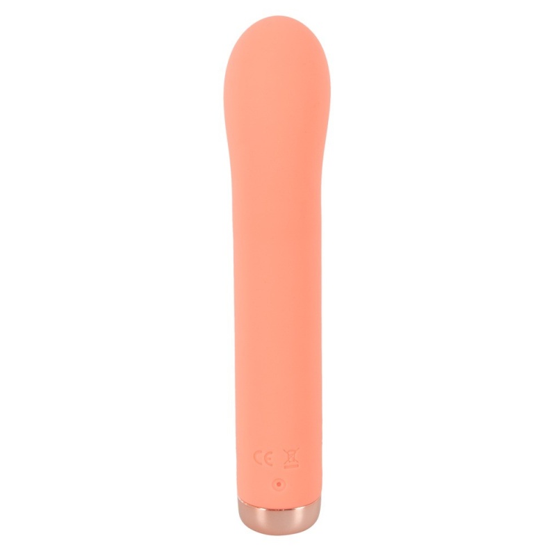 Wibrator Peachy Mini G-Spot – zakrzywiona końcówka stymulująca, silikon Soft Touch, długość 16,5 cm - 3