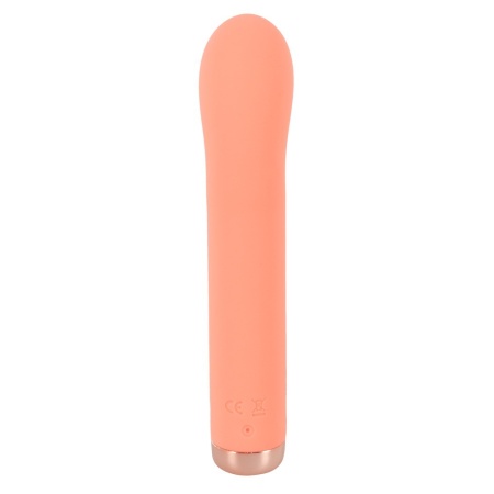 Wibrator Peachy Mini G-Spot – zakrzywiona końcówka stymulująca, silikon Soft Touch, długość 16,5 cm - 3
