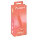 Wibrator Peachy Mini Tickle z elastycznymi wibrouszkami, 15,4 cm - 2