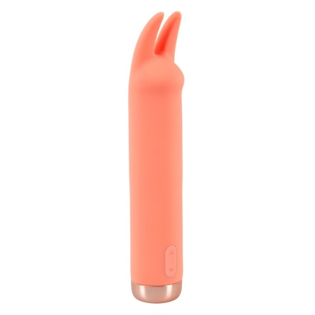 Wibrator Peachy Mini Tickle z elastycznymi wibrouszkami, 15,4 cm - 3