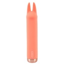 Wibrator Peachy Mini Tickle z elastycznymi wibrouszkami, 15,4 cm - 4