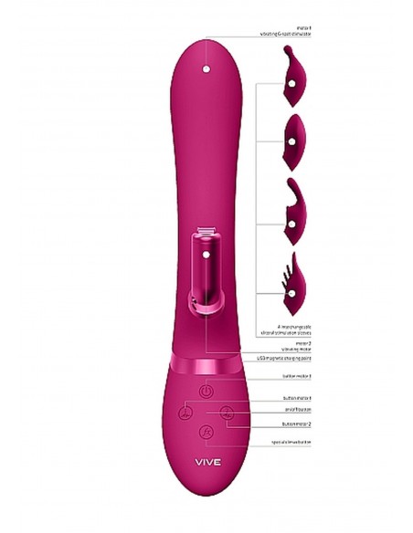 Chou - Pink - Wibratory Króliczki - 4