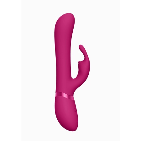 Wibrator Króliczek Chou Pink - 2 Silniki NG F1, 4 Wymienne Nakładki, 22,3 × 4,3 cm - 6
