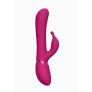 Wibrator Króliczek Chou Pink - 2 Silniki NG F1, 4 Wymienne Nakładki, 22,3 × 4,3 cm - 8