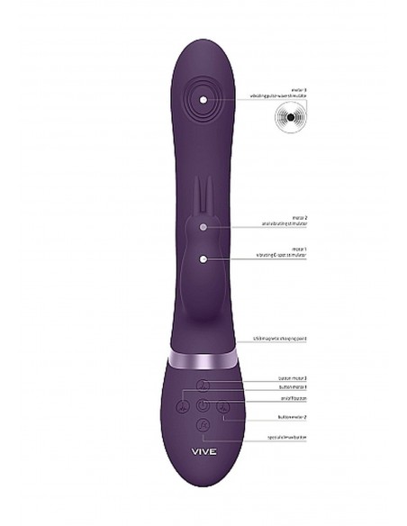 Rini - Purple - Wibratory Króliczki - 9