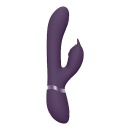 Wibrator króliczek Aimi Purple - trzy silniki F1 z falą pulsacyjną i ruchami bocznymi, długość całkowita 22,3 cm, długość wkłada - 6
