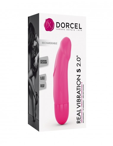 REAL VIBRATION S MAGENTA 2.0 - RECHARGEABLE - Wibratory Realistyczne - 3