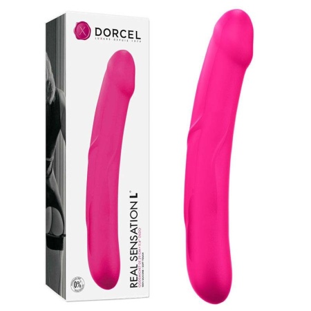Dildo Real Sensation L Magenta - anatomiczny silikon medyczny, długość 29 cm, średnica 4,5 cm - 2