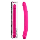 Dildo Podwójne Real Double Do - Giętka Konstrukcja Silikonowa 42 cm, Ø 4 cm - 2