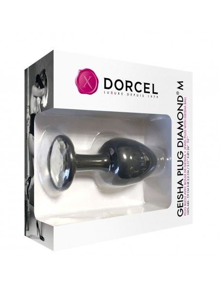 GEISHA PLUG DIAMOND M - Korki analne silikonowe - 4