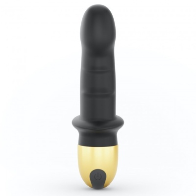 Wibrator Mini Lover 2.0 Black - ładowanie USB, 10 trybów, 16,5 cm - 1 2