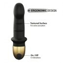 Wibrator Mini Lover 2.0 Black - ładowanie USB, 10 trybów, 16,5 cm - 5