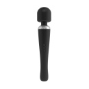 Wibrator typu różdżka Marc Dorcel Megawand Black - głowica silikonowa 5,5 cm, długość 29 cm, 20 trybów wibracji - 1