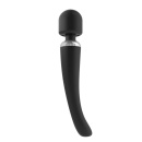 Wibrator typu różdżka Marc Dorcel Megawand Black - głowica silikonowa 5,5 cm, długość 29 cm, 20 trybów wibracji - 2