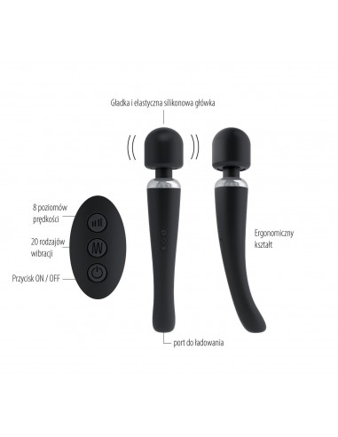 MEGAWAND BLACK - Wibratory Magic Wand - 4