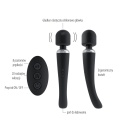 Wibrator typu różdżka Marc Dorcel Megawand Black - głowica silikonowa 5,5 cm, długość 29 cm, 20 trybów wibracji - 4
