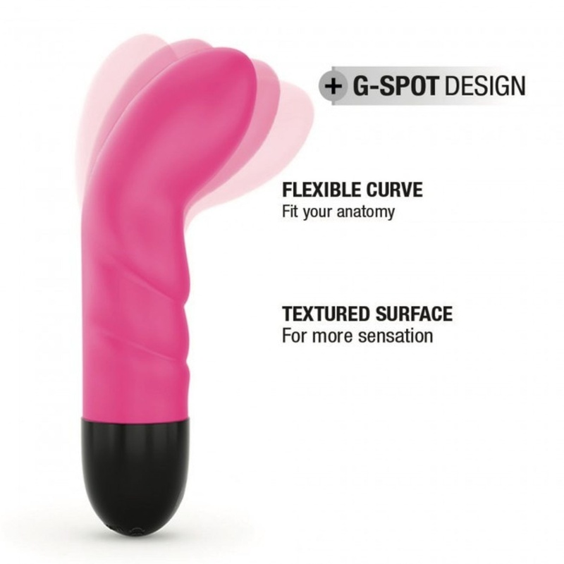 Wibrator punktu G Expert G Magenta 2.0 - zakrzywiona, elastyczna końcówka, 16,8 cm - 3