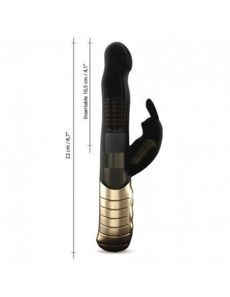 Baby Rabbit Black / Gold 2.0 - Rechargeable - Wibratory Króliczki - 6