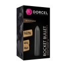 Dorcel Rocket Bullet Noir - stymulator typu bullet z 16 trybami wibracji, długość 9 cm, średnica 1,6 cm - 2