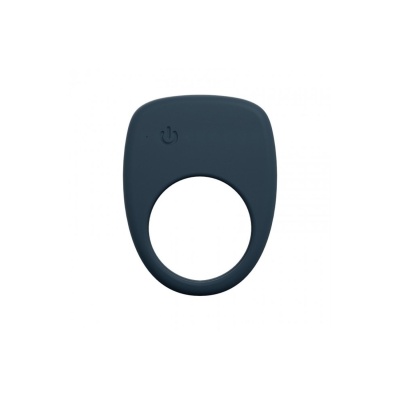 Wibrujący pierścień erekcyjny Master Ring z wypustką stymulującą, długość 6 cm, średnica 3,1 cm - 1
