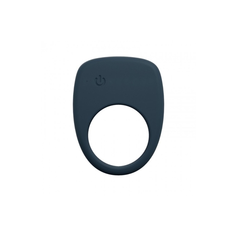 Wibrujący pierścień erekcyjny Master Ring z wypustką stymulującą, długość 6 cm, średnica 3,1 cm - 1