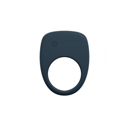 Wibrujący pierścień erekcyjny Master Ring z wypustką stymulującą, długość 6 cm, średnica 3,1 cm - 1