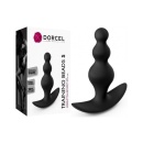 Koraliki treningowe analne Dorcel Training Beads S - 3 progresywne kulki 1,5-3 cm z miękką podstawą, długość 10 cm - 1