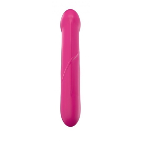 Real Sensation M Magenta — dildo silikonowe o anatomicznym profilu, 22,5 cm, śr. 3,9 cm - 2