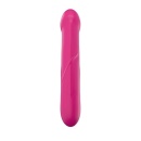 Real Sensation M Magenta — dildo silikonowe o anatomicznym profilu, 22,5 cm, śr. 3,9 cm - 2